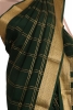 Pure Double Checks Zari Mysore Crepe Silk Saree